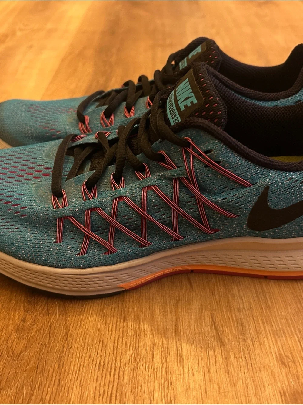 Nike Zoom Pegasus 32 Running Sneakers Blue/Black/Pink US 9.5